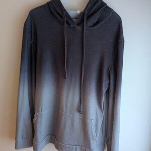 Women's Grey and Silver Hoodie